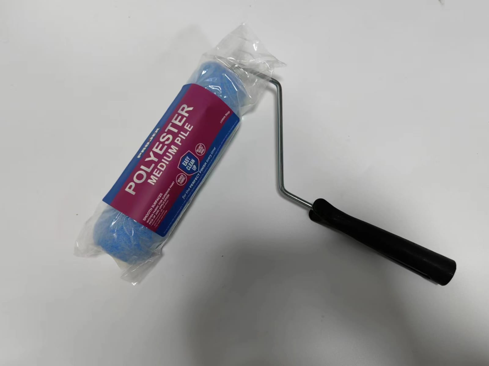  9" Blue Polyester Roller Complete