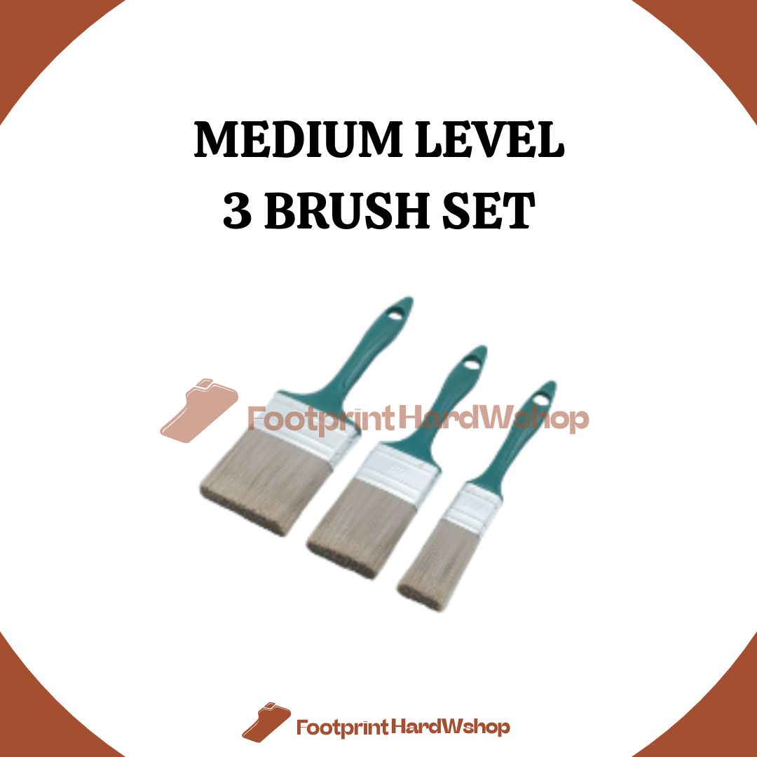  Medium Level 3 Brush Set