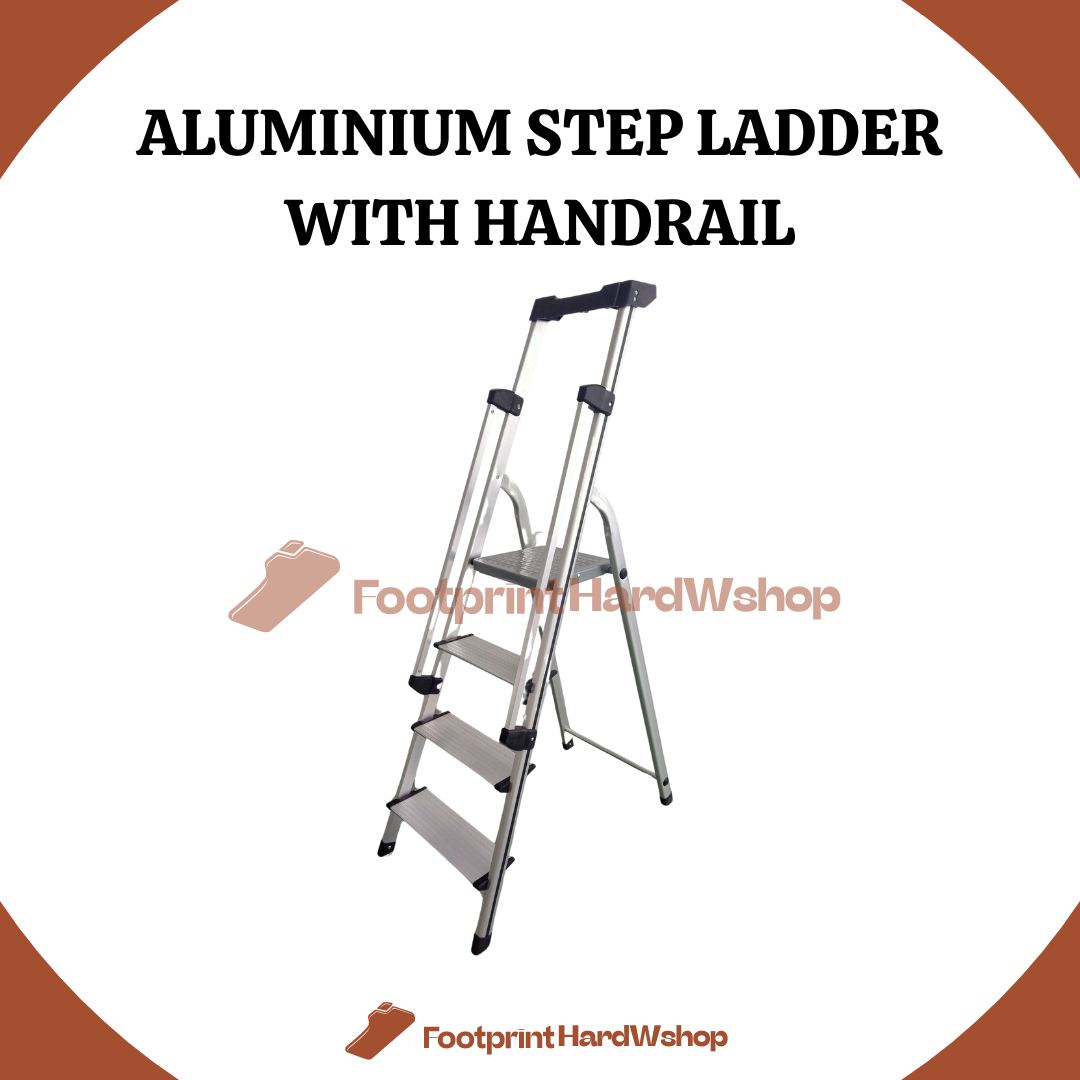  Aluminimum Step Ladder with Handrail (Tool Tray with Magnet) 7 Steps